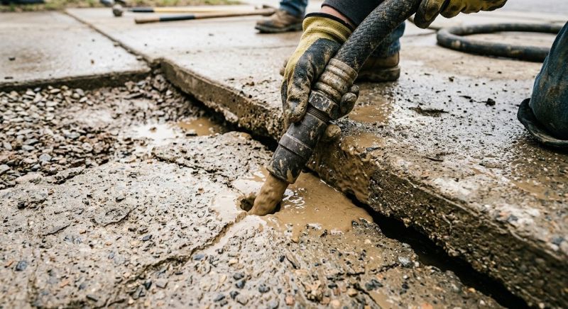 Concrete Patio Raising in San Antonio, TX