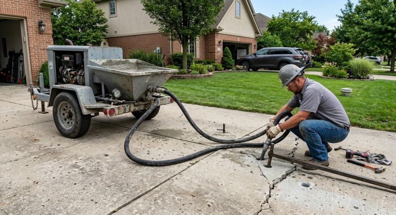 Driveway Raising in Columbus, OH