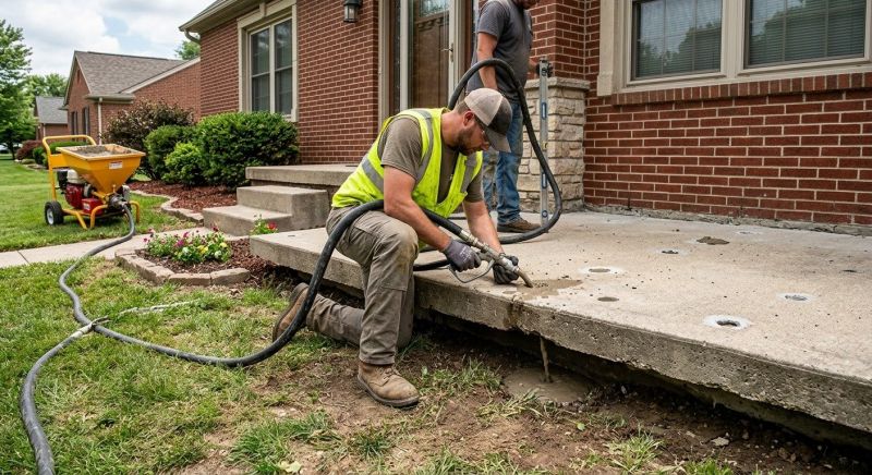 Garage Settling Repair in West Des Moines, IA