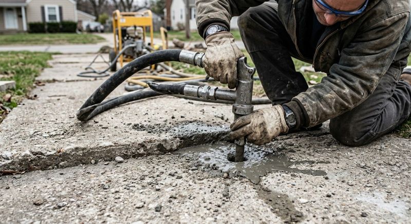 Slab Mudjacking in Des Moines, IA