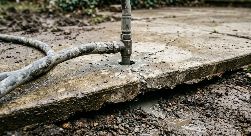 Sunken Patio Repair in West Des Moines, IA