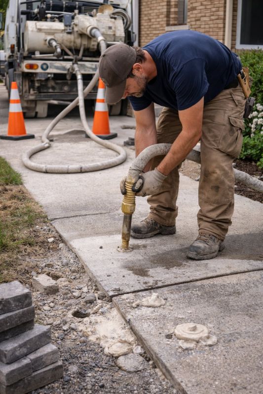 Sunken Sidewalk Repair in Columbus, OH