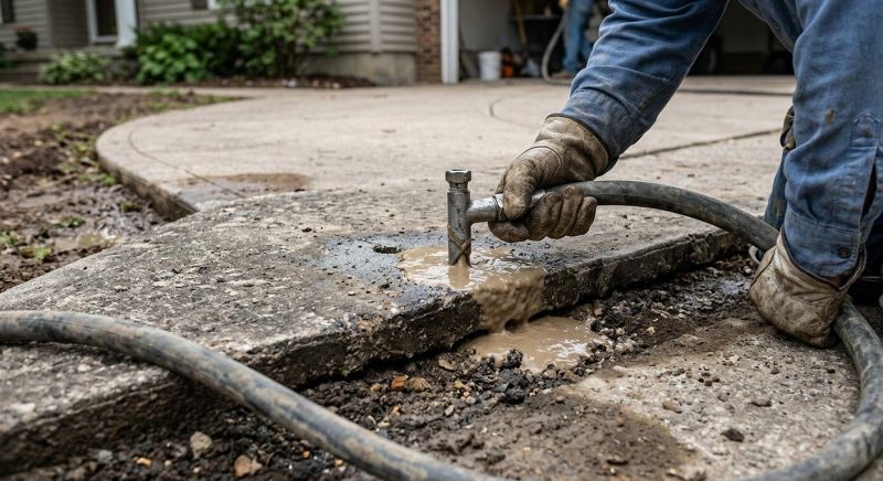 Sunken Slab Repair in Columbus, OH
